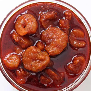 Prawn Pickle (Homemade with Cold Pressed Oil)